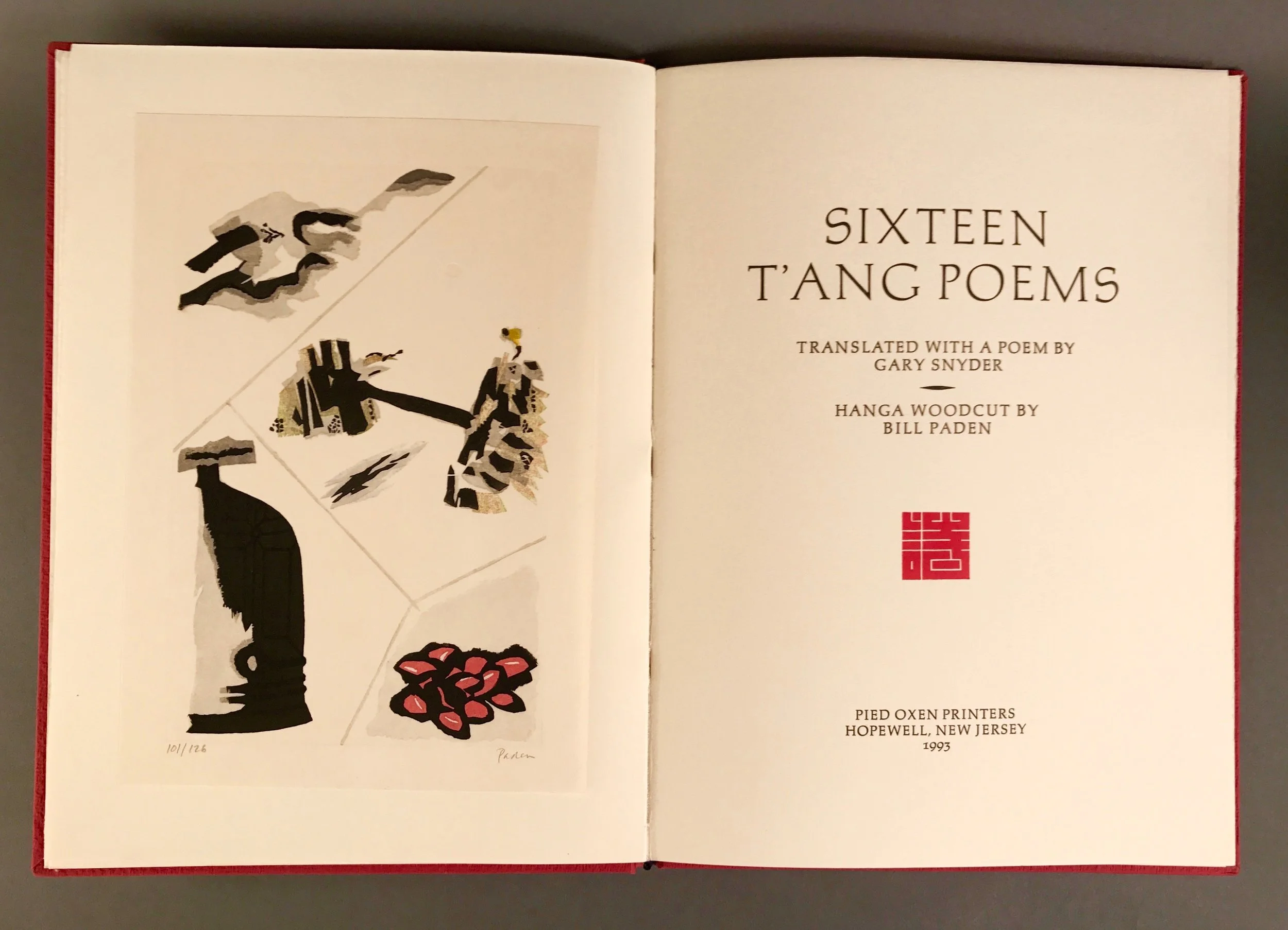 Sixteen T'ang Poems by Gary Snyder — Pied Oxen Printers